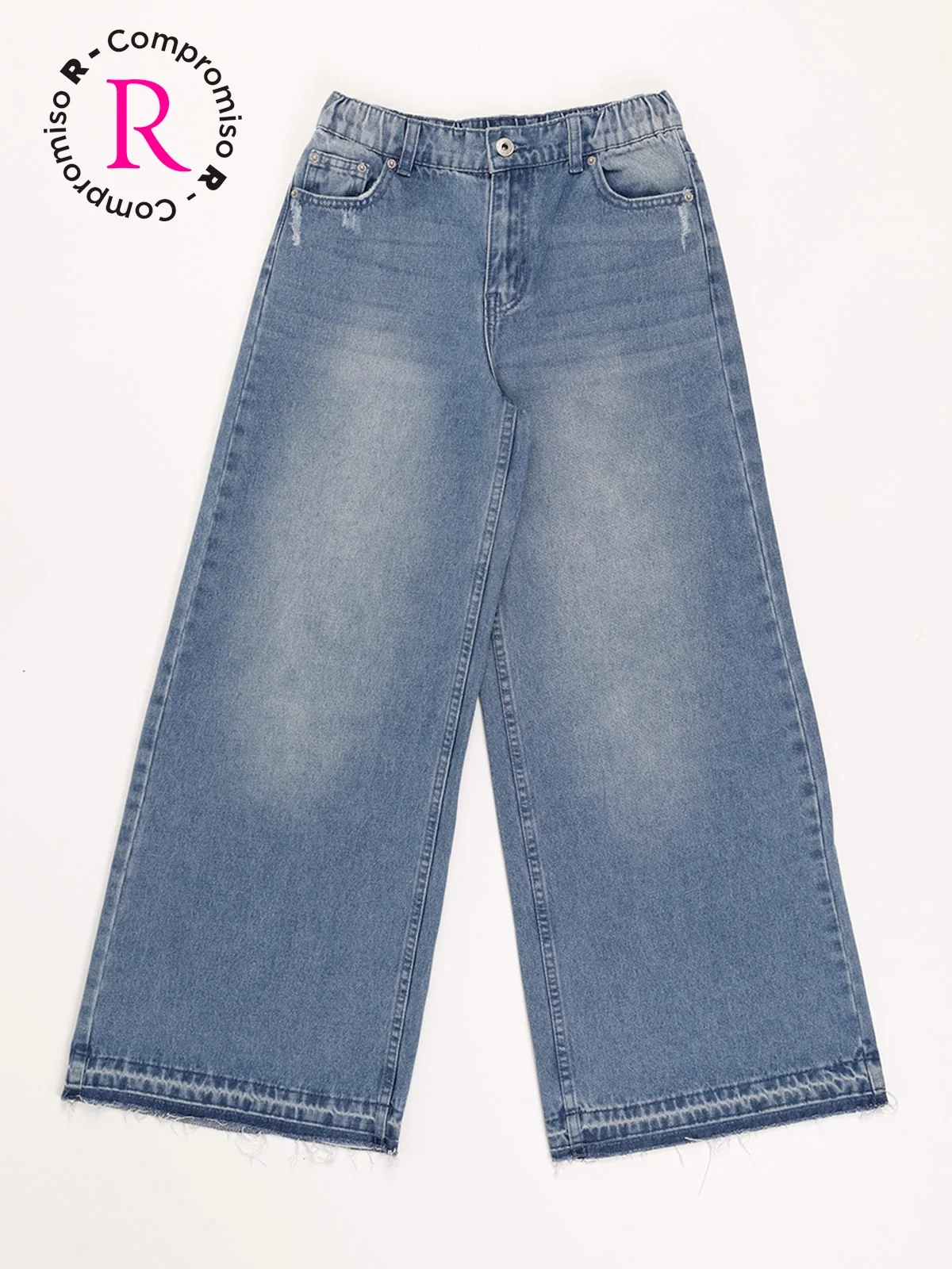 JEANS NIÑA INDEX WIDE DESFLECADO - 1