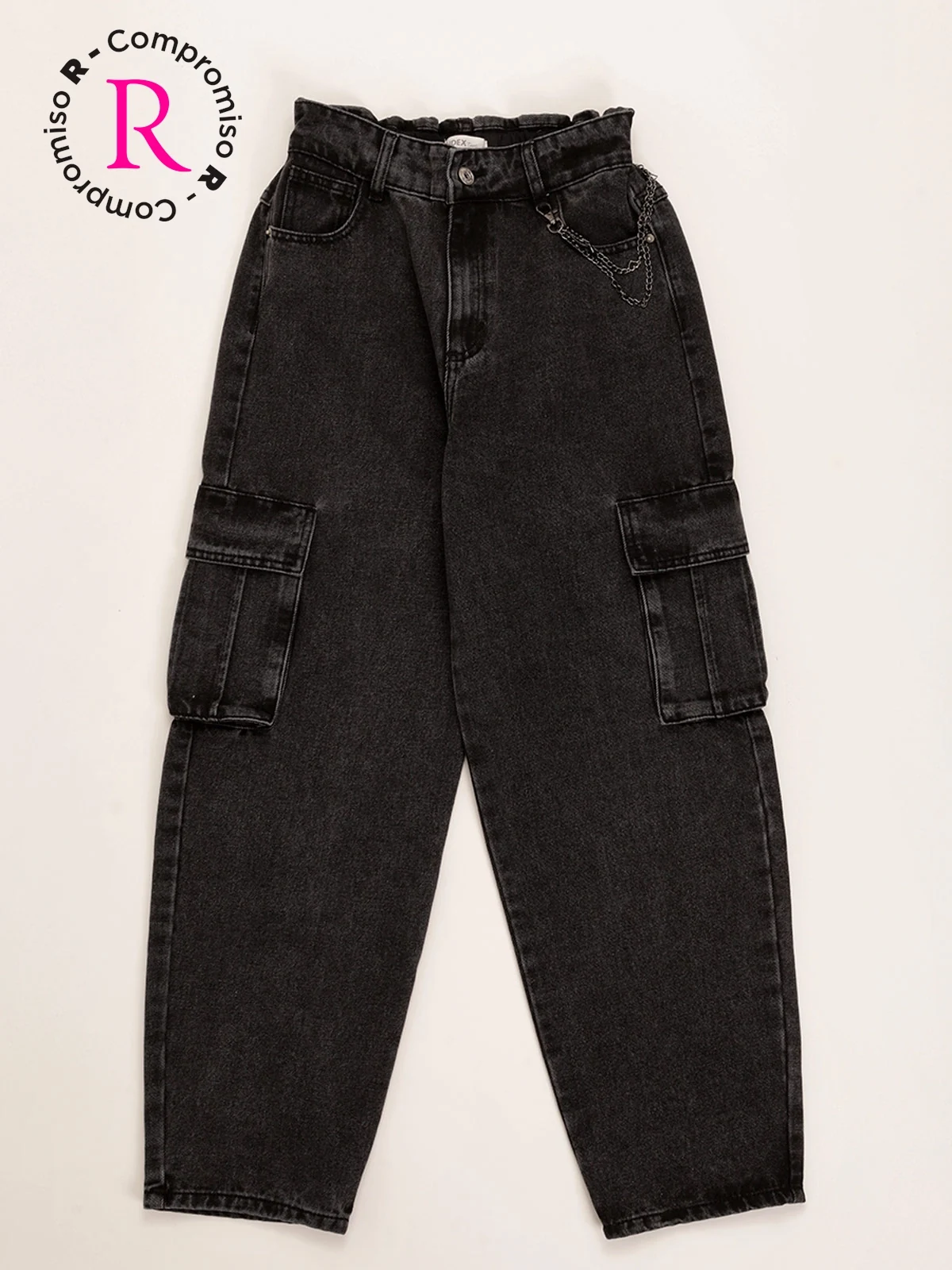 INDEX TEEN JEANS NIÑA INDEX CARGO CADENA