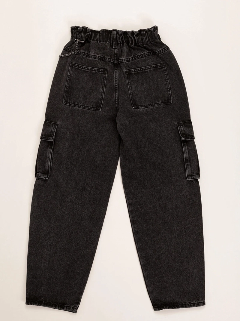 JEANS NIÑA INDEX CARGO CADENA - 2