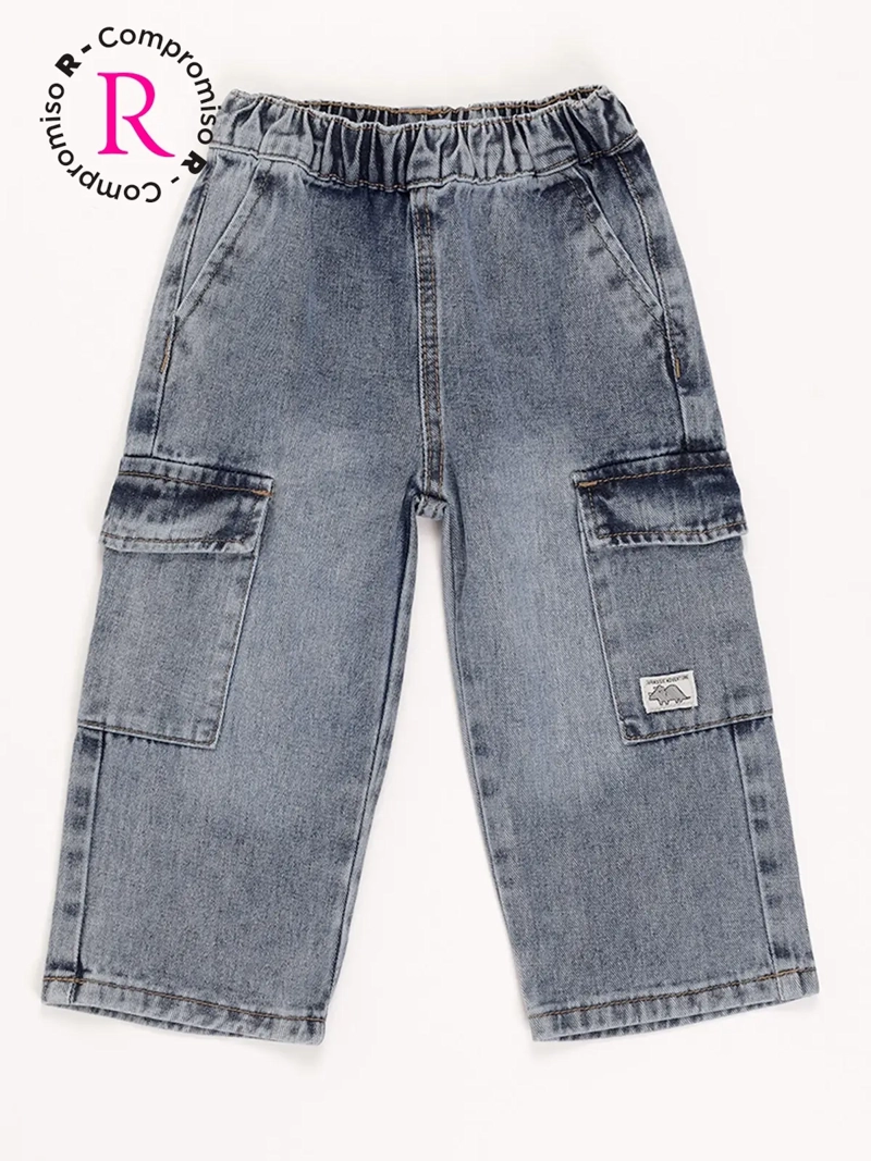 JEANS NIÑO BABY HARVEST CON BOLSILLOS LATERALES  - 1