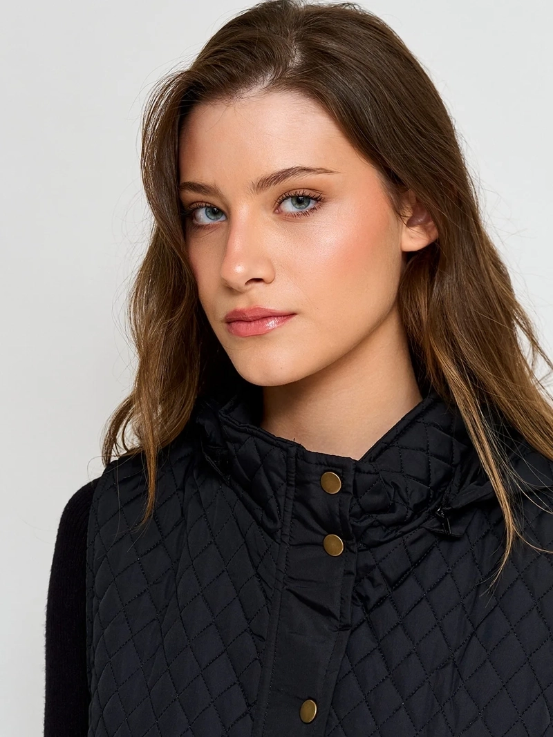 PARKA MUJER AZIZ SIN MANGAS QUILTED - 3