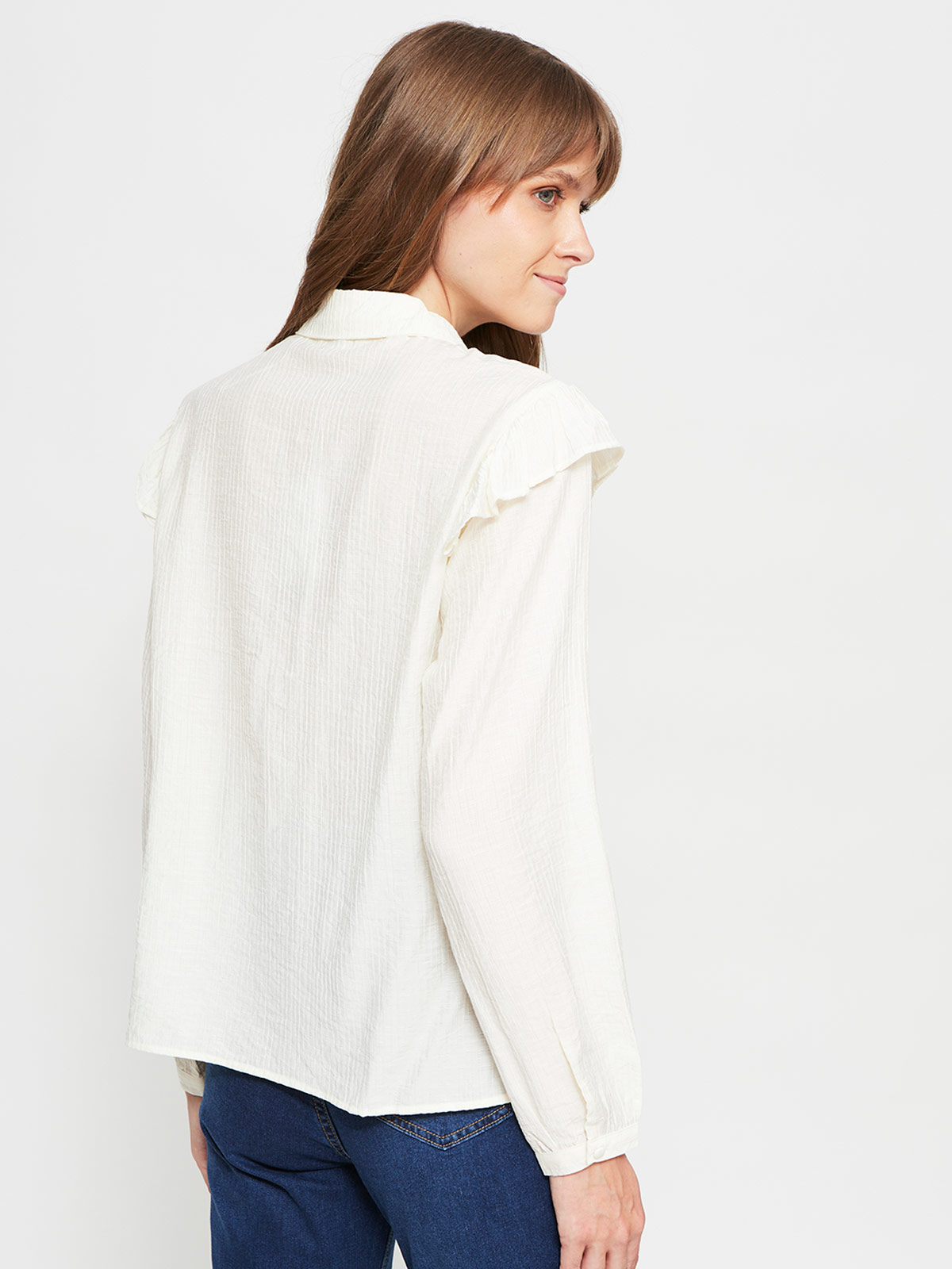 BLUSA MUJER AZIZ MANGA LARGA VUELOS - 2
