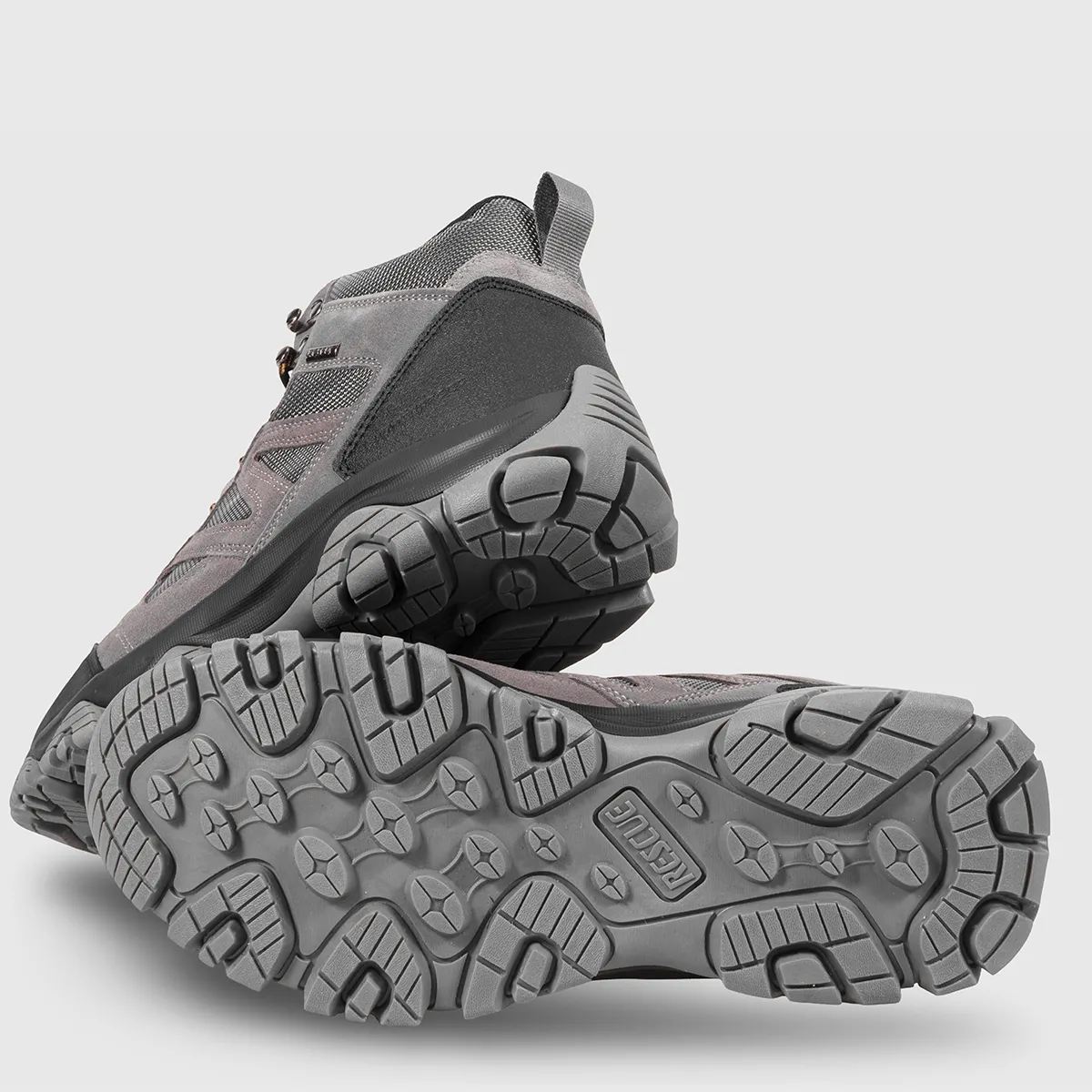 BOTINES HOMBRE RESCUE PLOMO CUERO - 4