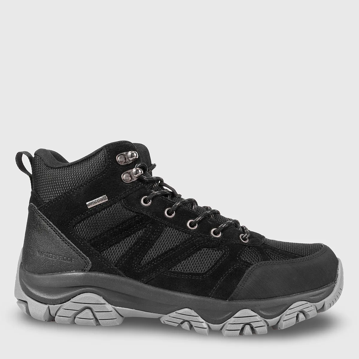 BOTINES HOMBRE RESCUE PLOMO CUERO - 1