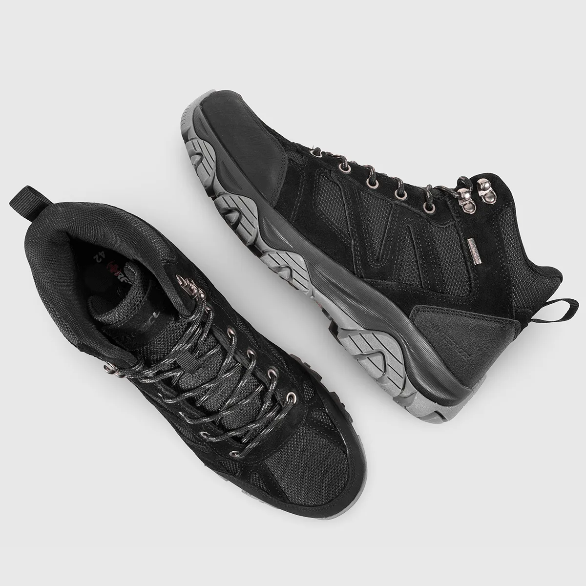 BOTINES HOMBRE RESCUE PLOMO CUERO - 3