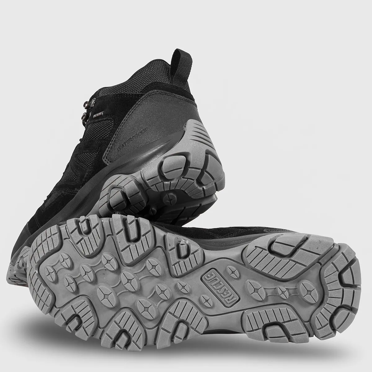 BOTINES HOMBRE RESCUE PLOMO CUERO - 4
