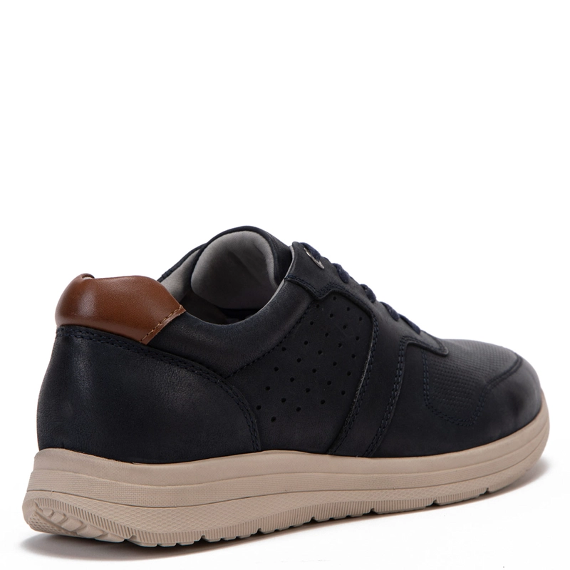 ZAPATOS HOMBRE GUANTE AZUL CALCUTA CUERO - 4