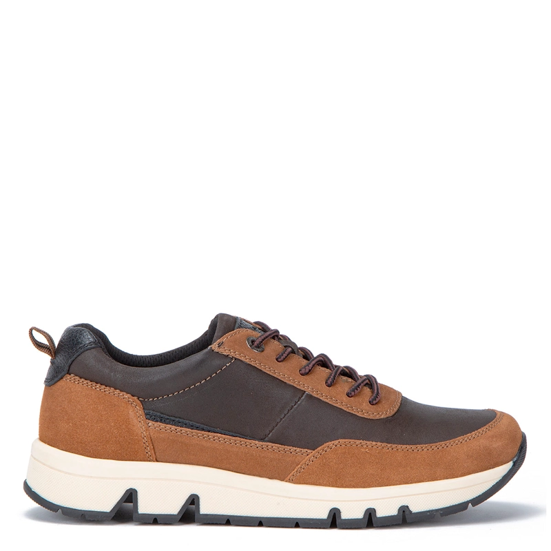ZAPATILLAS HOMBRE GUANTE CASUALES CAFÉ RIO CUERO - 1