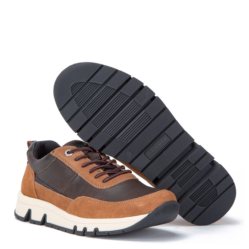 ZAPATILLAS HOMBRE GUANTE CASUALES CAFÉ RIO CUERO - 5