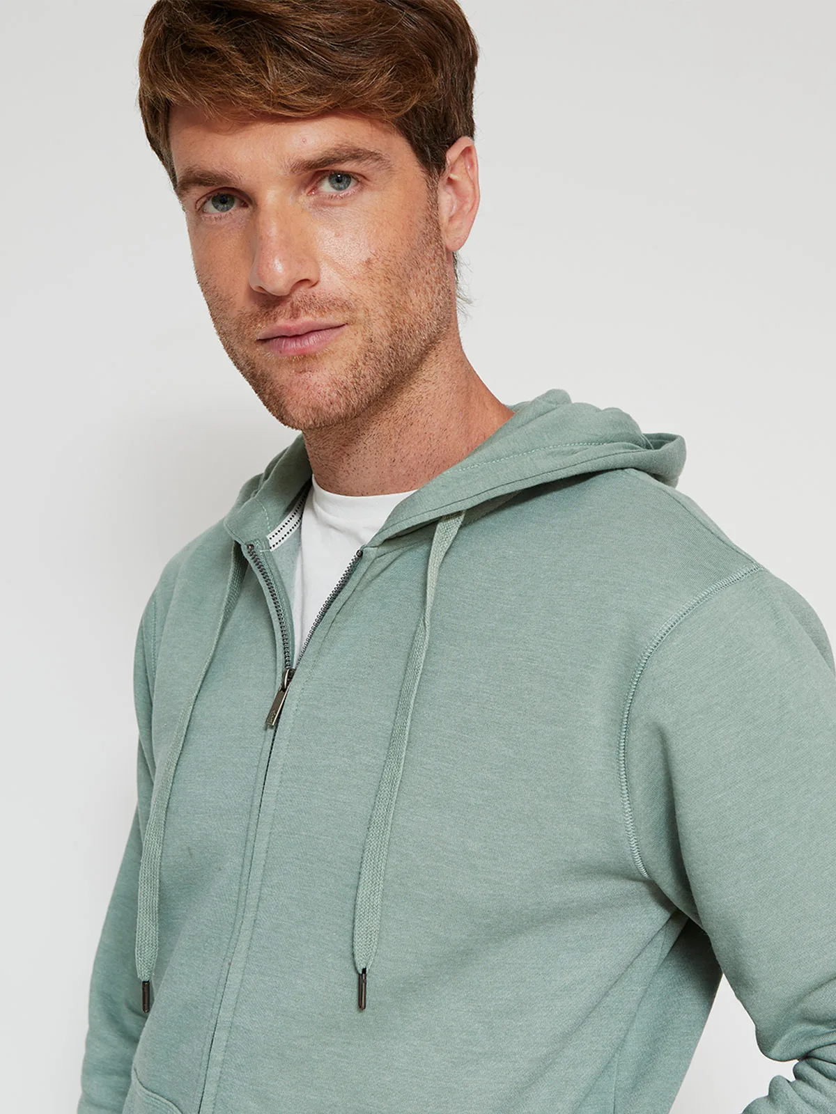 POLERÓN HOMBRE KENNETH STEVENS ALGODÓN FULL ZIPPER HOODIE - 3