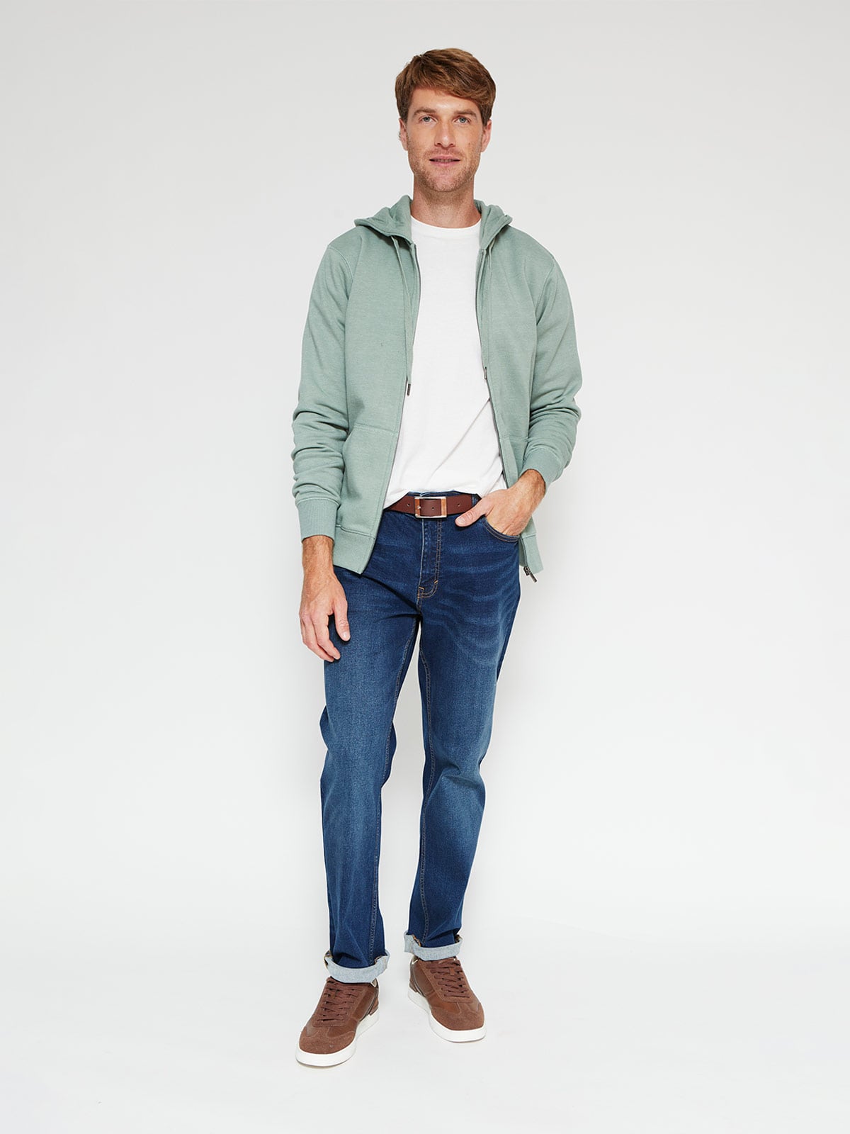 POLERÓN HOMBRE KENNETH STEVENS ALGODÓN FULL ZIPPER HOODIE - 4