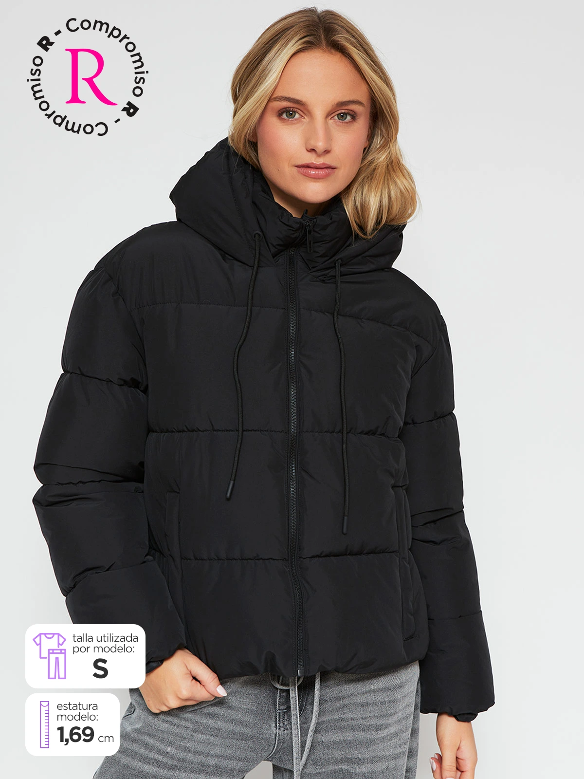 PARKA MUJER INDEX CORTA PUFFA - 1