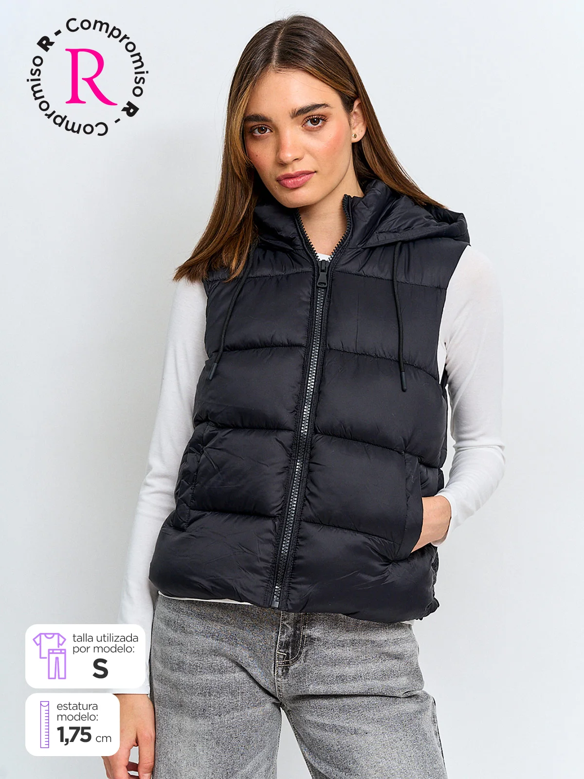 PARKA MUJER INDEX SIN MANGAS CORTA - 1