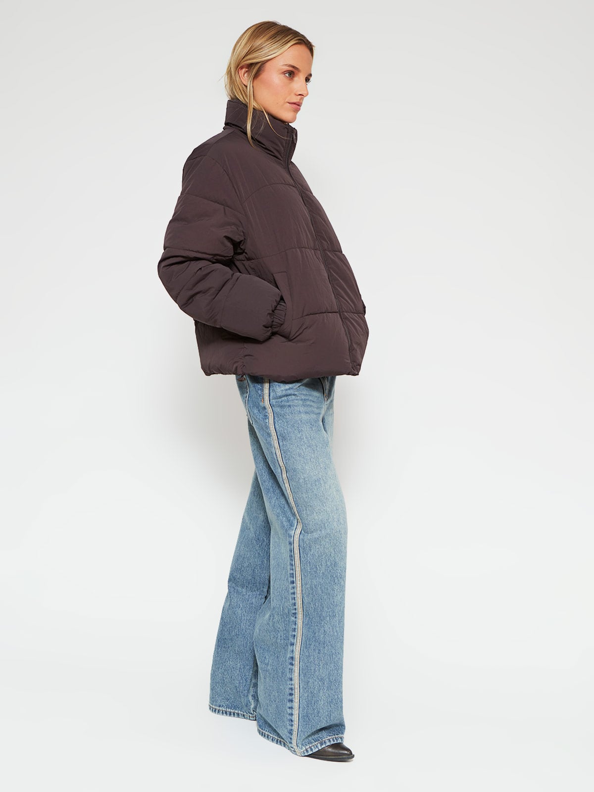 PARKA MUJER INDEX CORTA PUFFA POLAR - 4