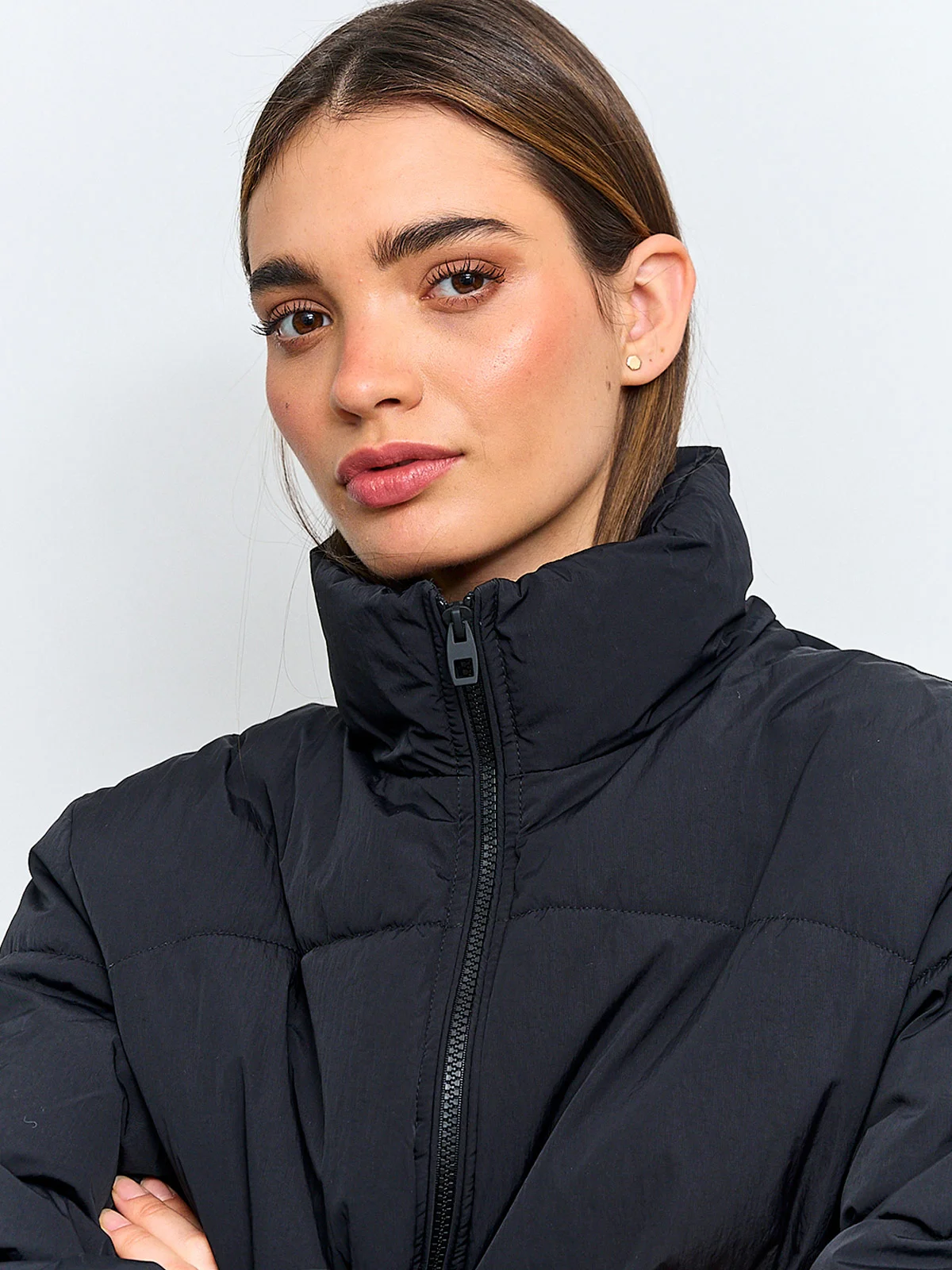 PARKA MUJER INDEX CORTA PUFFA POLAR - 3