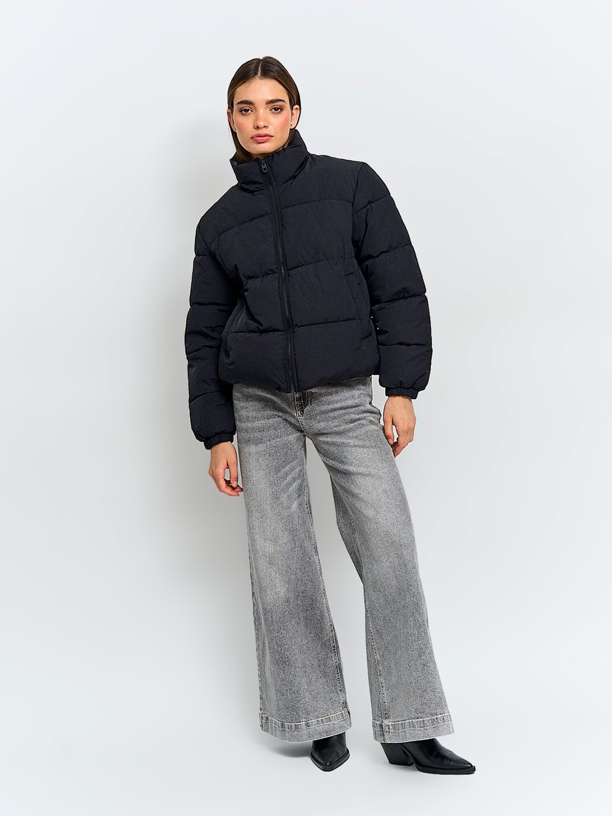 PARKA MUJER INDEX CORTA PUFFA POLAR - 4