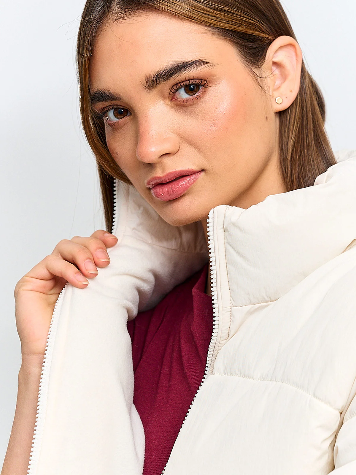 PARKA MUJER INDEX CORTA PUFFA POLAR - 3