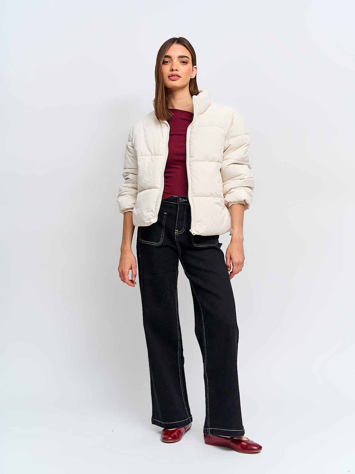 PARKA MUJER INDEX CORTA PUFFA POLAR - 4