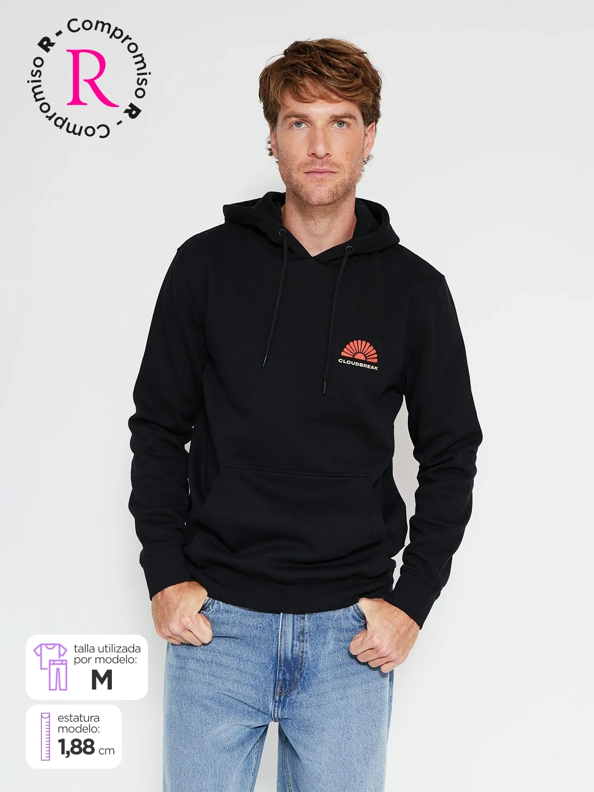 POLERÓN HOMBRE CLOUDBREAK ALGODÓN HOODIE - 1