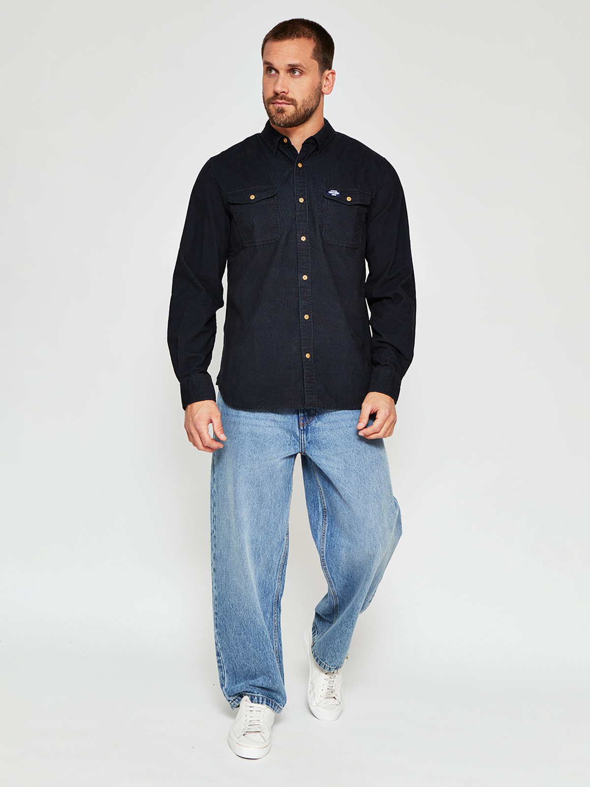 CAMISA HOMBRE ROBERT LEWIS MANGA LARGA COTELÉ - 4