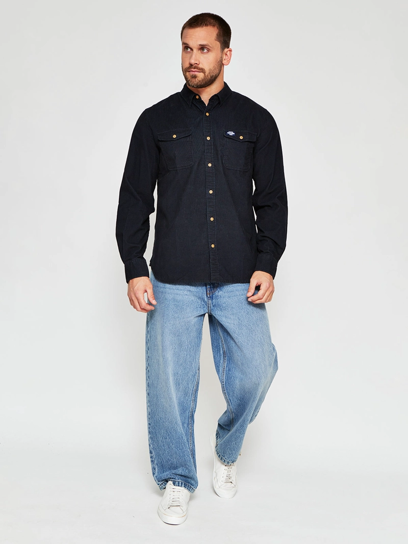 CAMISA HOMBRE ROBERT LEWIS MANGA LARGA COTELÉ - 4