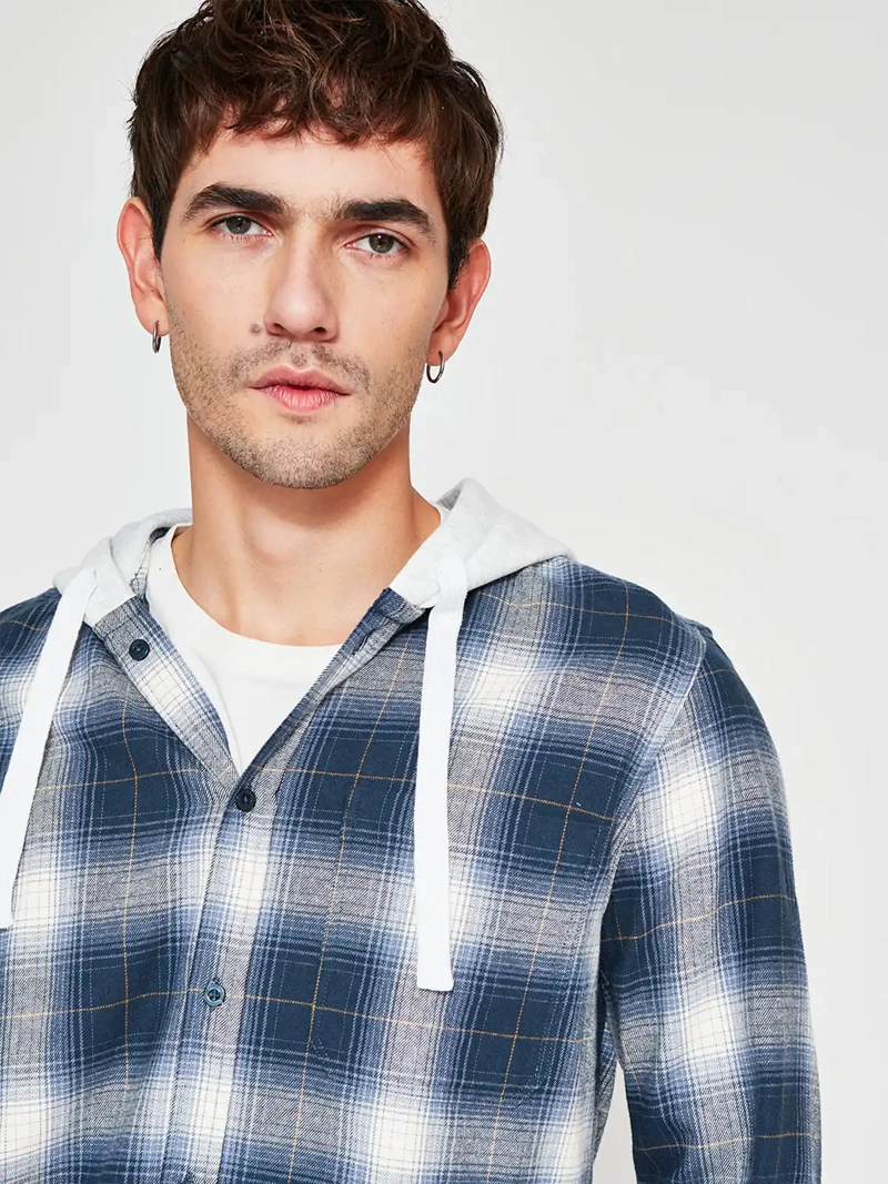 CAMISA HOMBRE AEROPOSTALE ALGODÓN MANGA LARGA HOODIE - 3