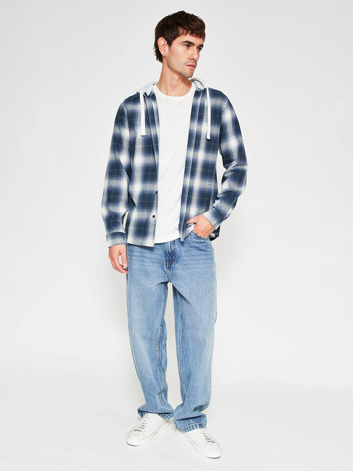 CAMISA HOMBRE AEROPOSTALE ALGODÓN MANGA LARGA HOODIE - 4