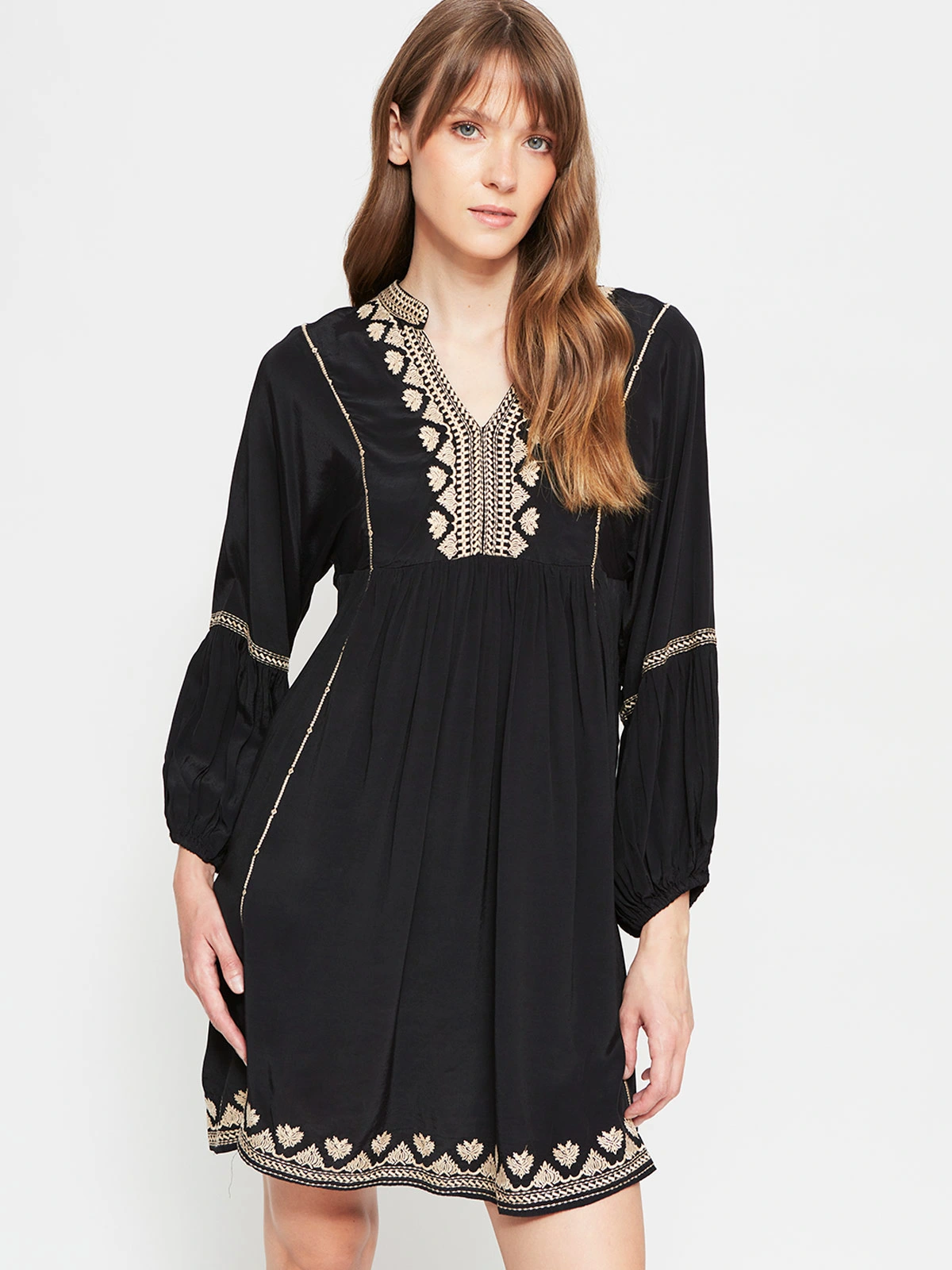 VESTIDO MUJER TATIENNE CORTO BORDADO - 2