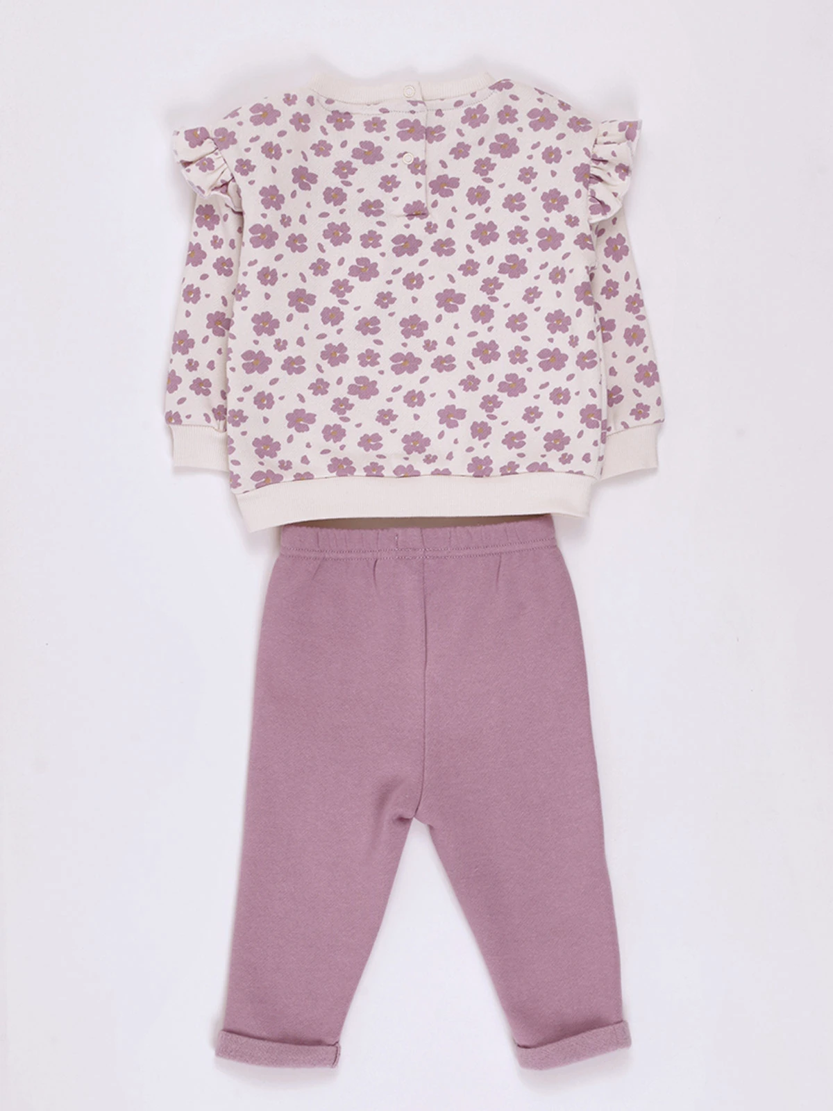 CONJUNTO NIÑA BABY HARVEST POLERÓN ESTAMPADO PANTALÓN DE BUZO - 2