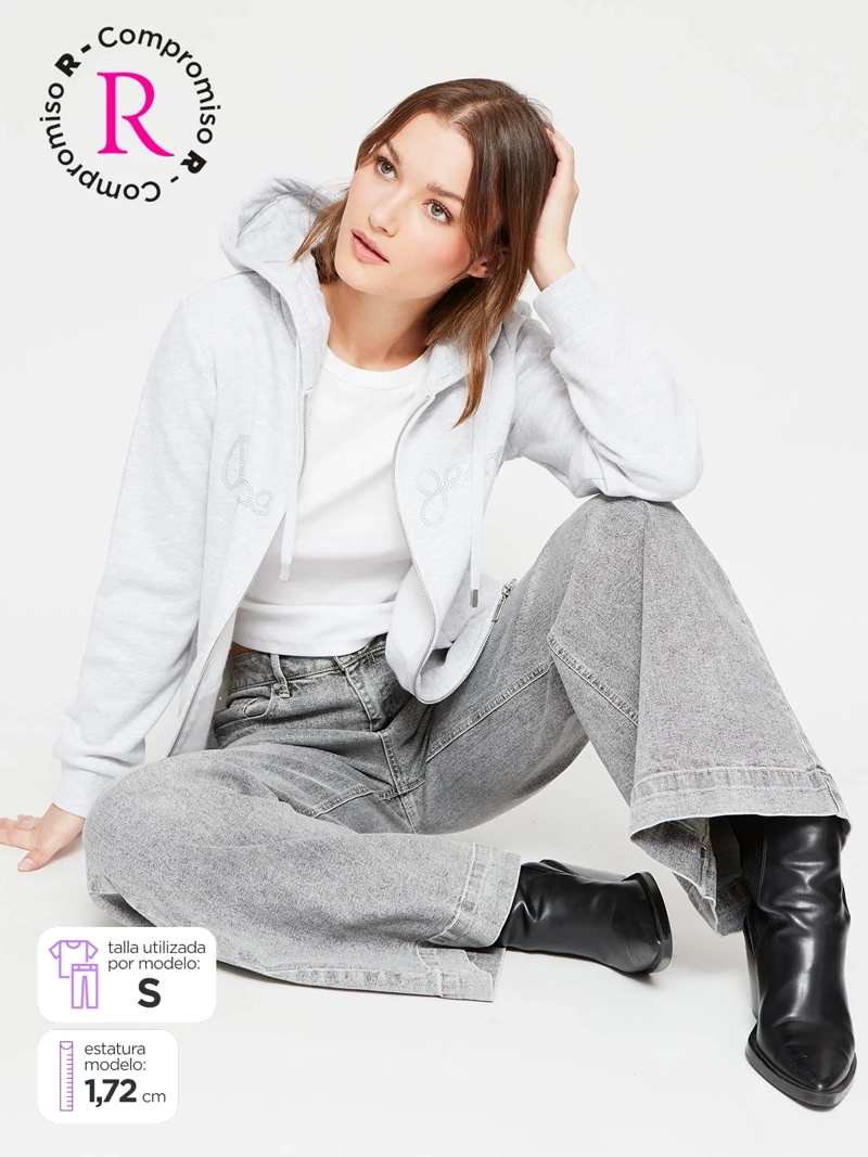 POLERÓN MUJER PEPE JEANS ALGODÓN BRILLOS - 1