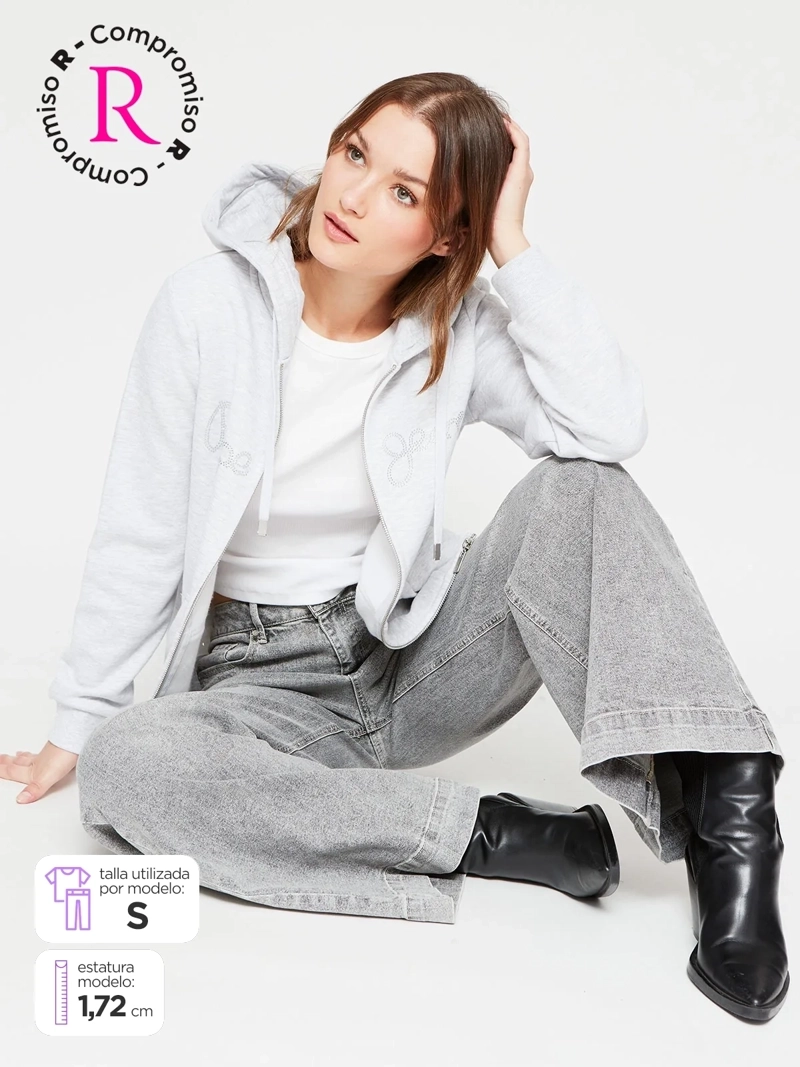 POLERÓN MUJER PEPE JEANS ALGODÓN BRILLOS - 1