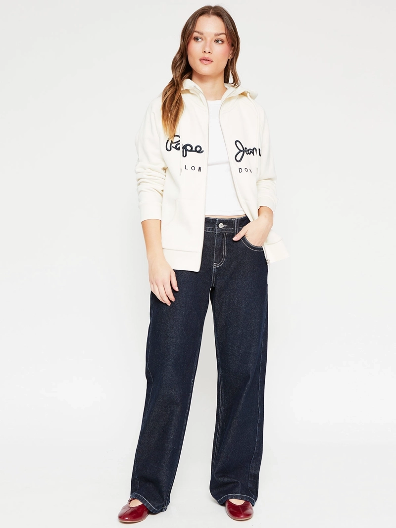 POLERÓN MUJER PEPE JEANS ALGODÓN CAPUCHA - 4