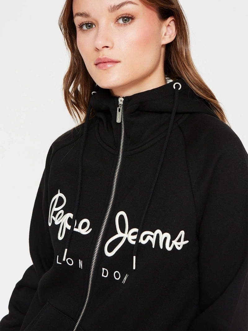 POLERÓN MUJER PEPE JEANS ALGODÓN CAPUCHA - 3