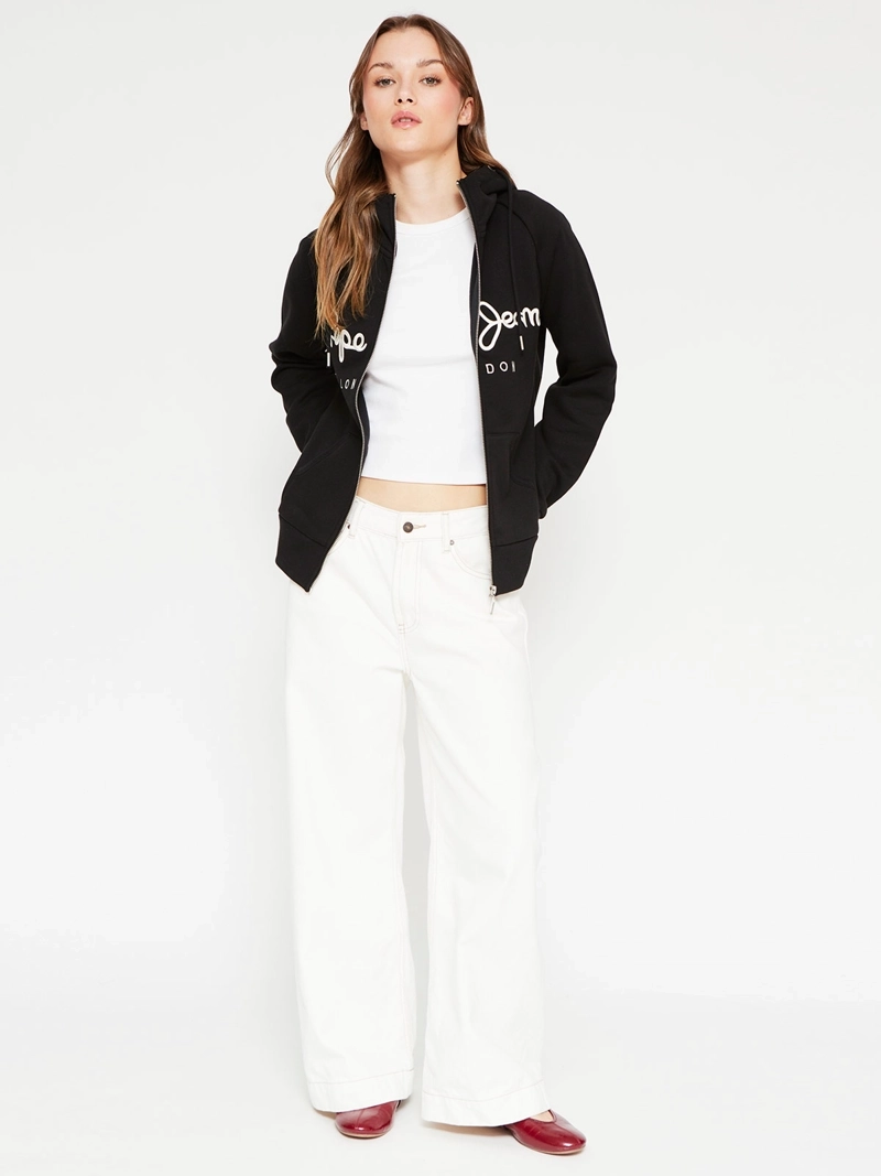 POLERÓN MUJER PEPE JEANS ALGODÓN CAPUCHA - 4