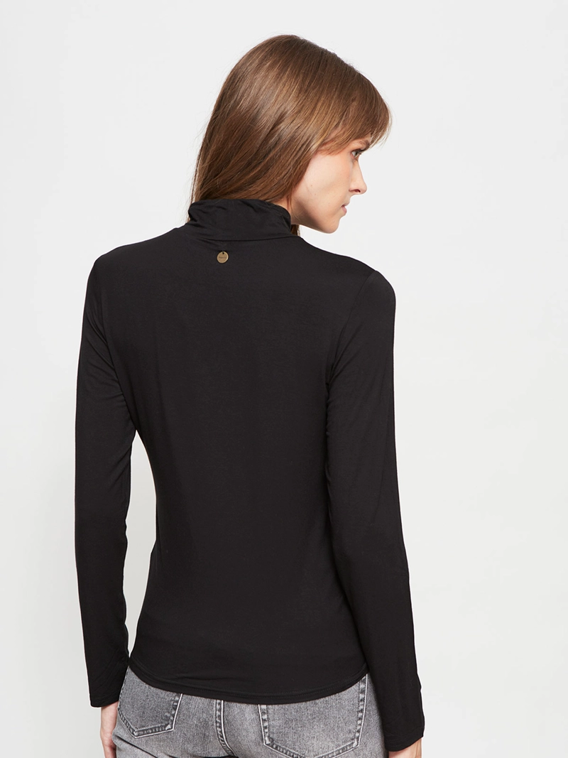 POLERA MUJER REGATTA CUELLO MOCK MANGA LARGA - 2