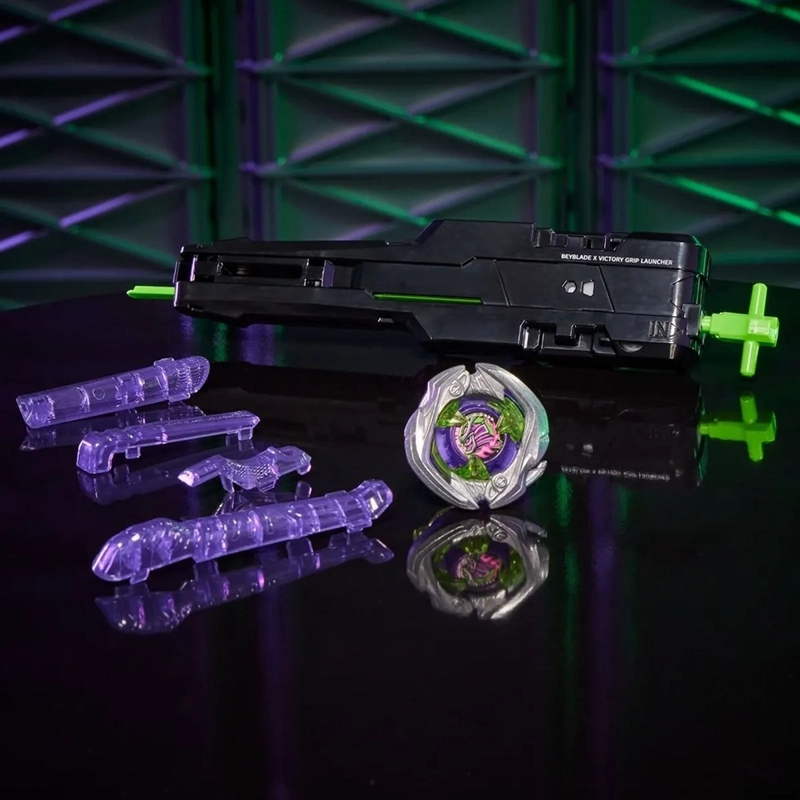 SET BEYBLADE X OFFICIAL VICTORY GRIP SABER SAMURAI 2-70 L