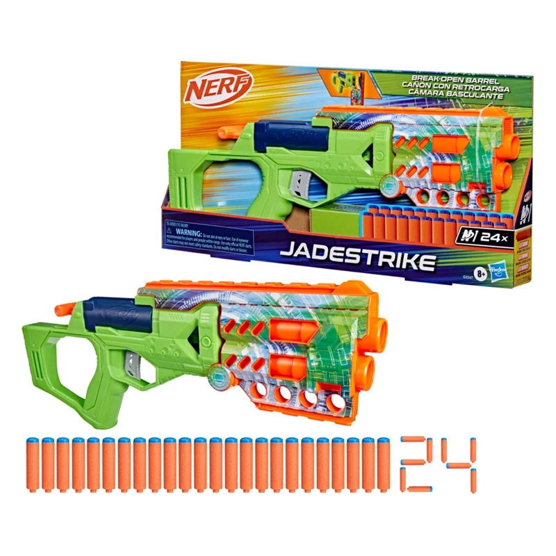 LANZADOR NERF N SERIES JADESTRIKE 24 DARDOS - 2