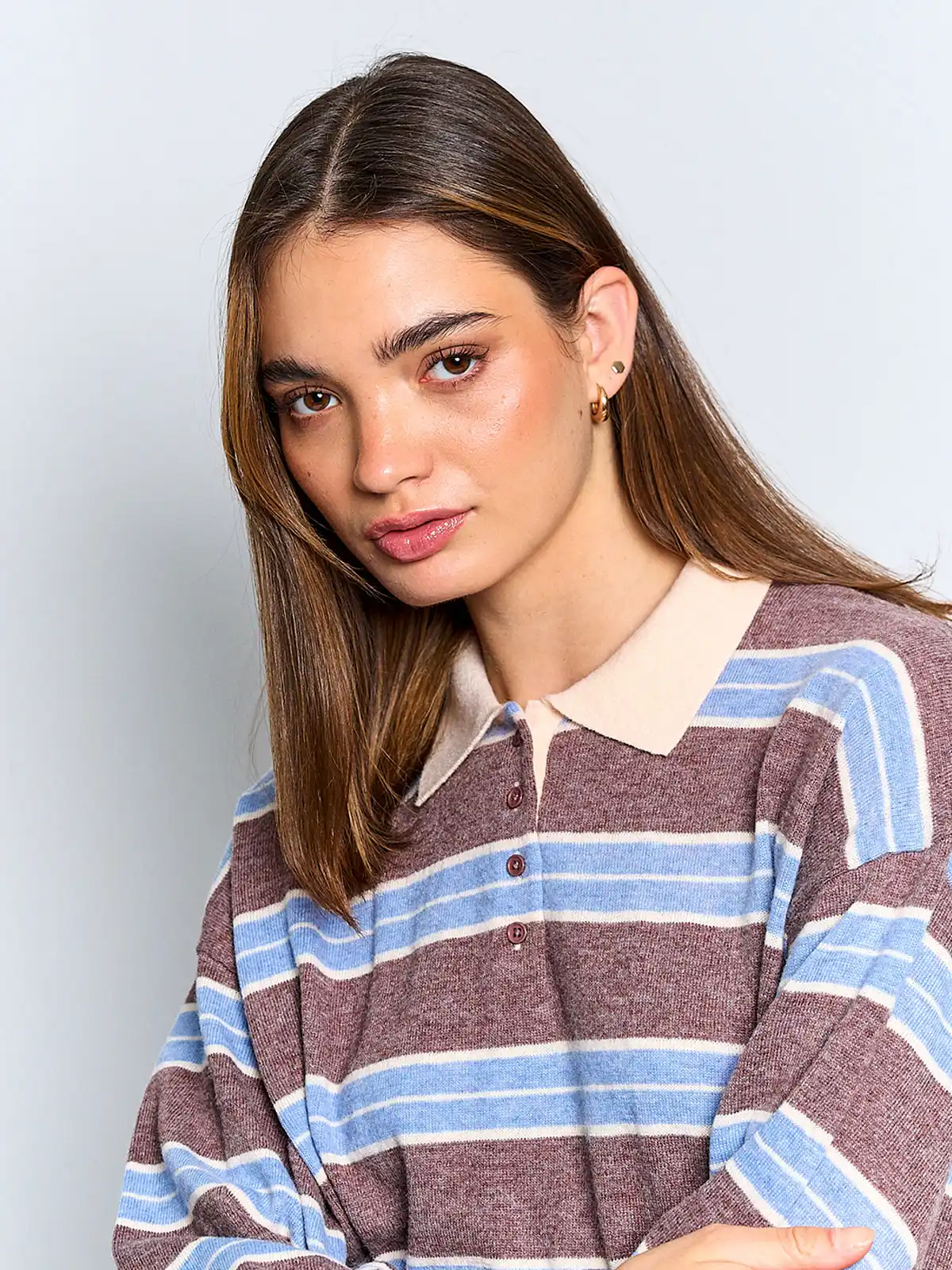 SWEATER MUJER INDEX MANGA LARGA TEJIDO - 3