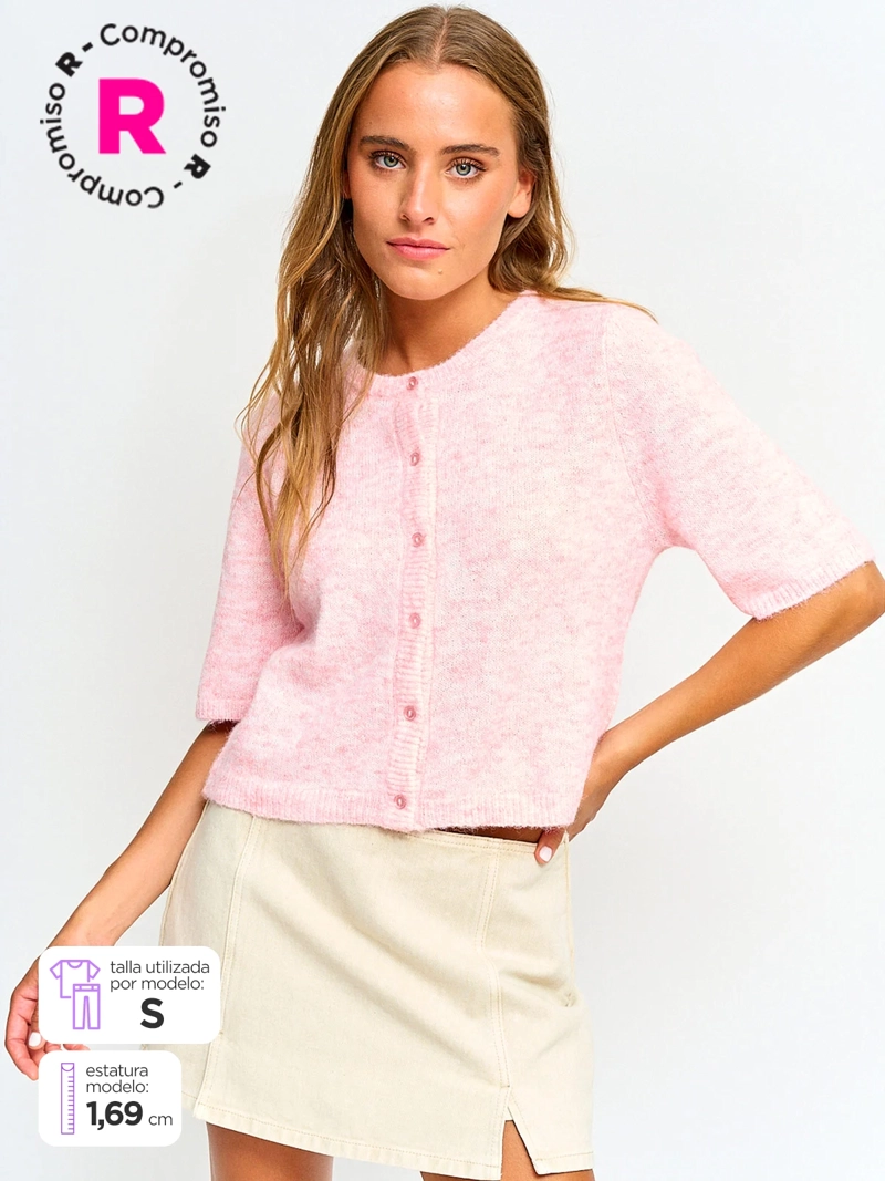 SWEATER MUJER INDEX MANGA CORTA - 1