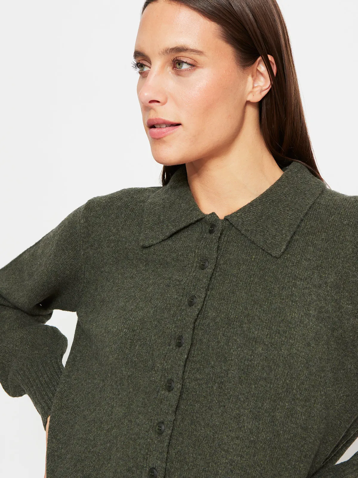 SWEATER MUJER MARQUIS CUELLO POLO BOTONES - 3