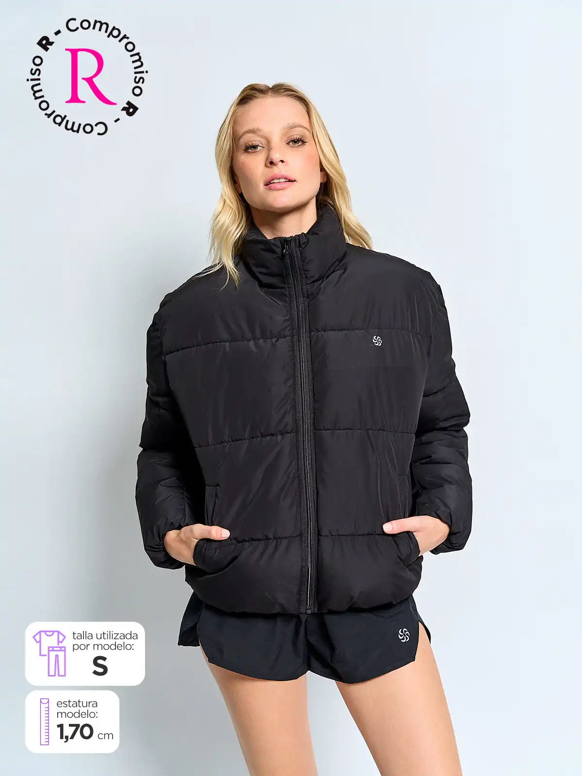 PARKA MUJER REVUP MANGA LARGA - 1
