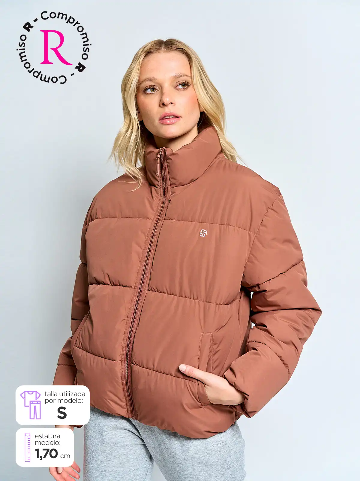 REVUP PARKA MUJER REVUP MANGA LARGA