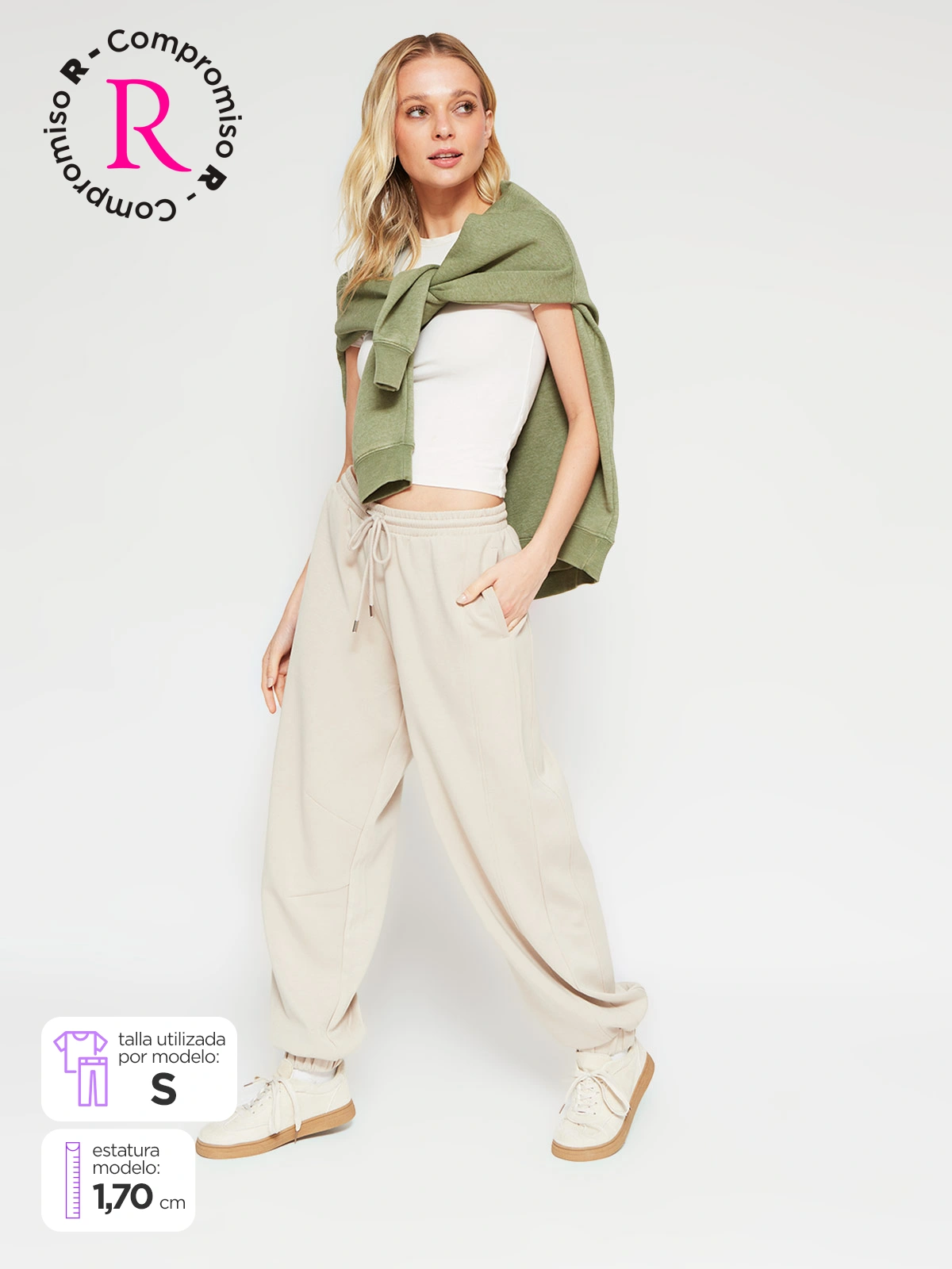 PANTALÓN DE BUZO MUJER INDEX JOGGER - 1