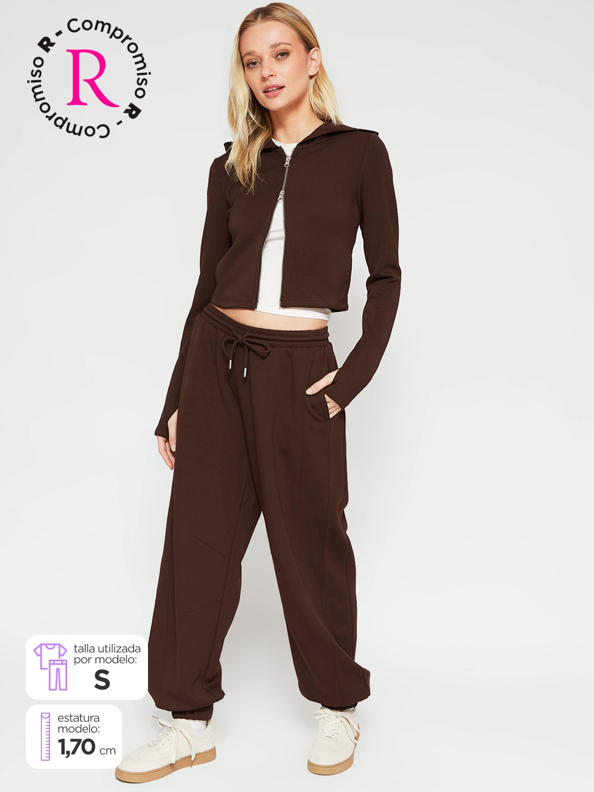 PANTALÓN DE BUZO MUJER INDEX JOGGER - 1