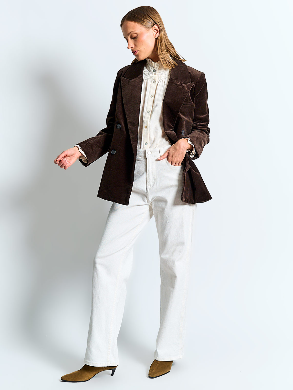 BLAZER MUJER MARQUIS ALGODÓN COTELÉ - 4