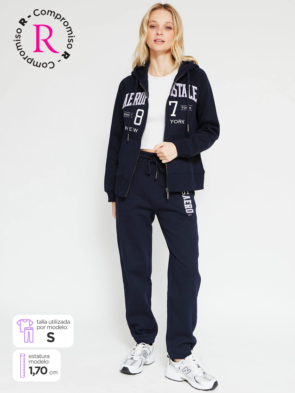 PANTALÓN MUJER AEROPOSTALE ALGODÓN  - 1