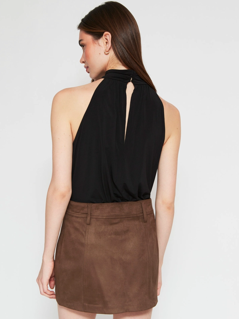 POLERA MUJER INDEX SIN MANGAS HALTER - 2