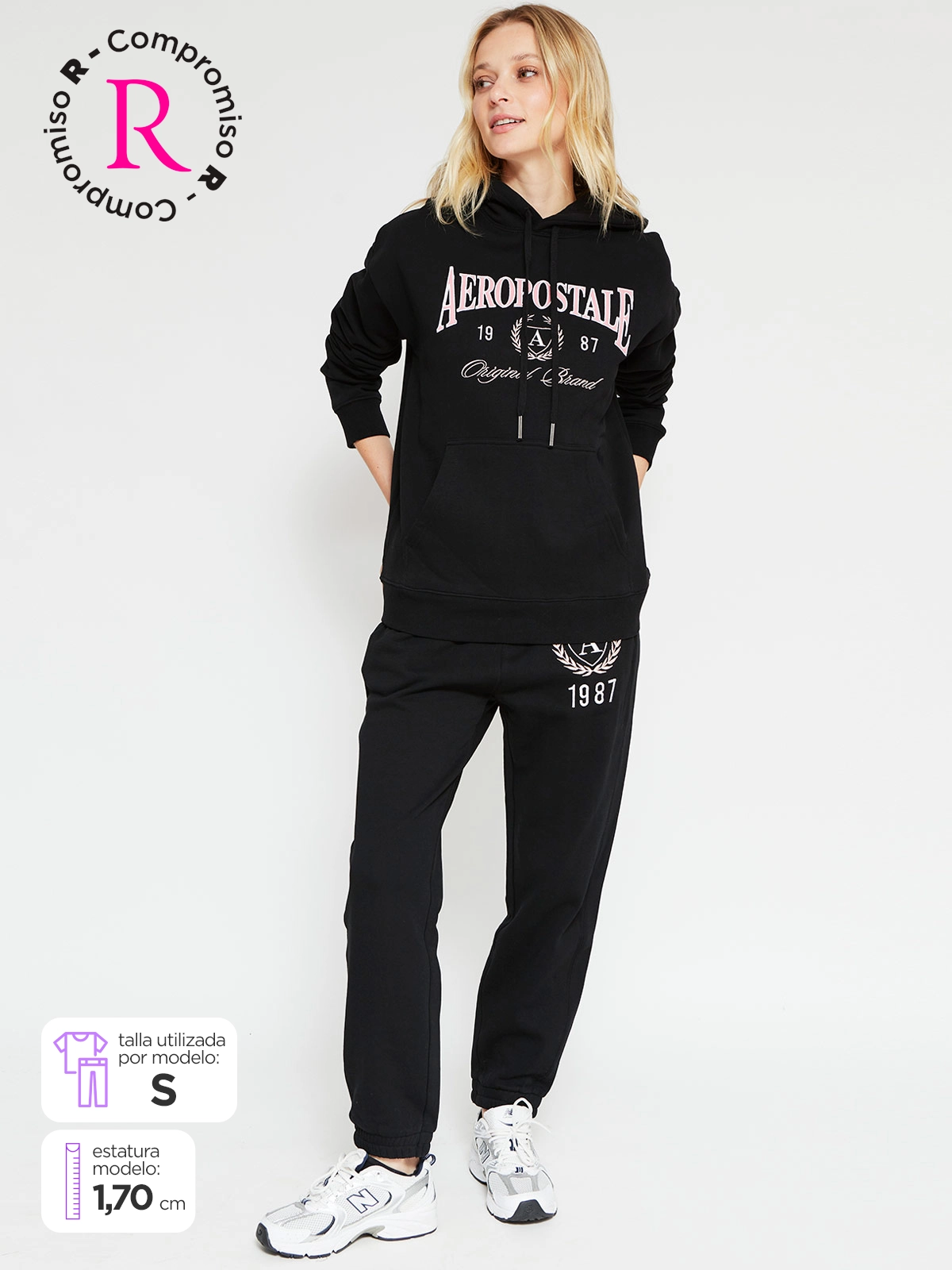 PANTALÓN MUJER AEROPOSTALE ALGODÓN  - 1