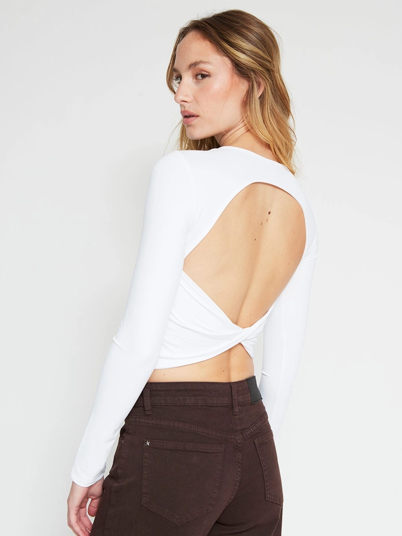 POLERA MUJER INDEX MANGA LARGA BÁSICA - 2