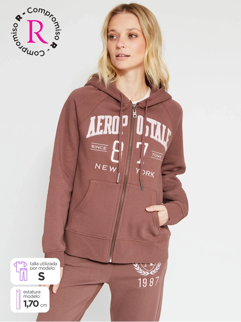 POLERÓN MUJER AEROPOSTALE ALGODÓN  - 1